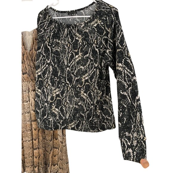 H&M & TART Intimates Animal Print Dress & Top Lot of 2 RAA10439 - Picture 9 of 10